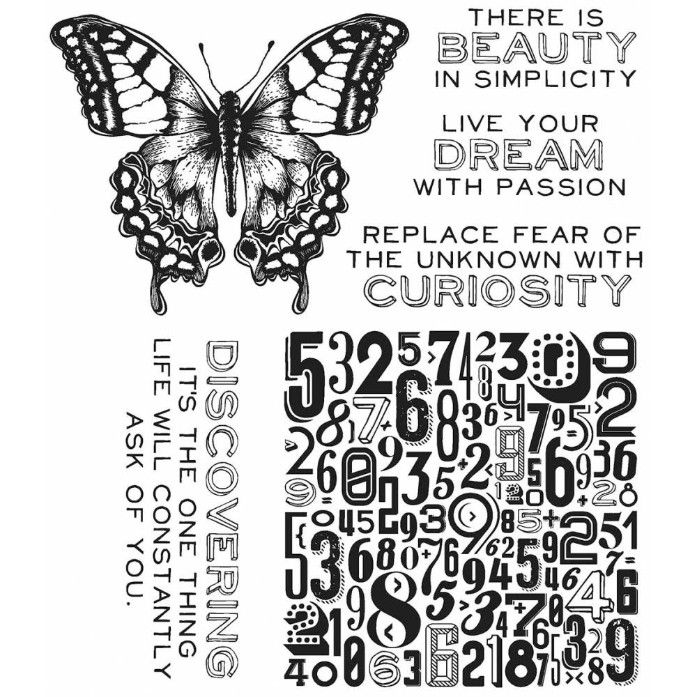 STAMPERS ANONYMOUS STAMPERS ANONYMOUS TIM HOLTZ CLING STAMP PERSPECTIVE 7''X8.5''