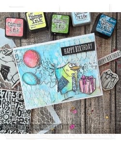 STAMPERS ANONYMOUS STAMPERS ANONYMOUS TIM HOLTZ CRAZY THINGS 7x8.5 CLING STAMP SET