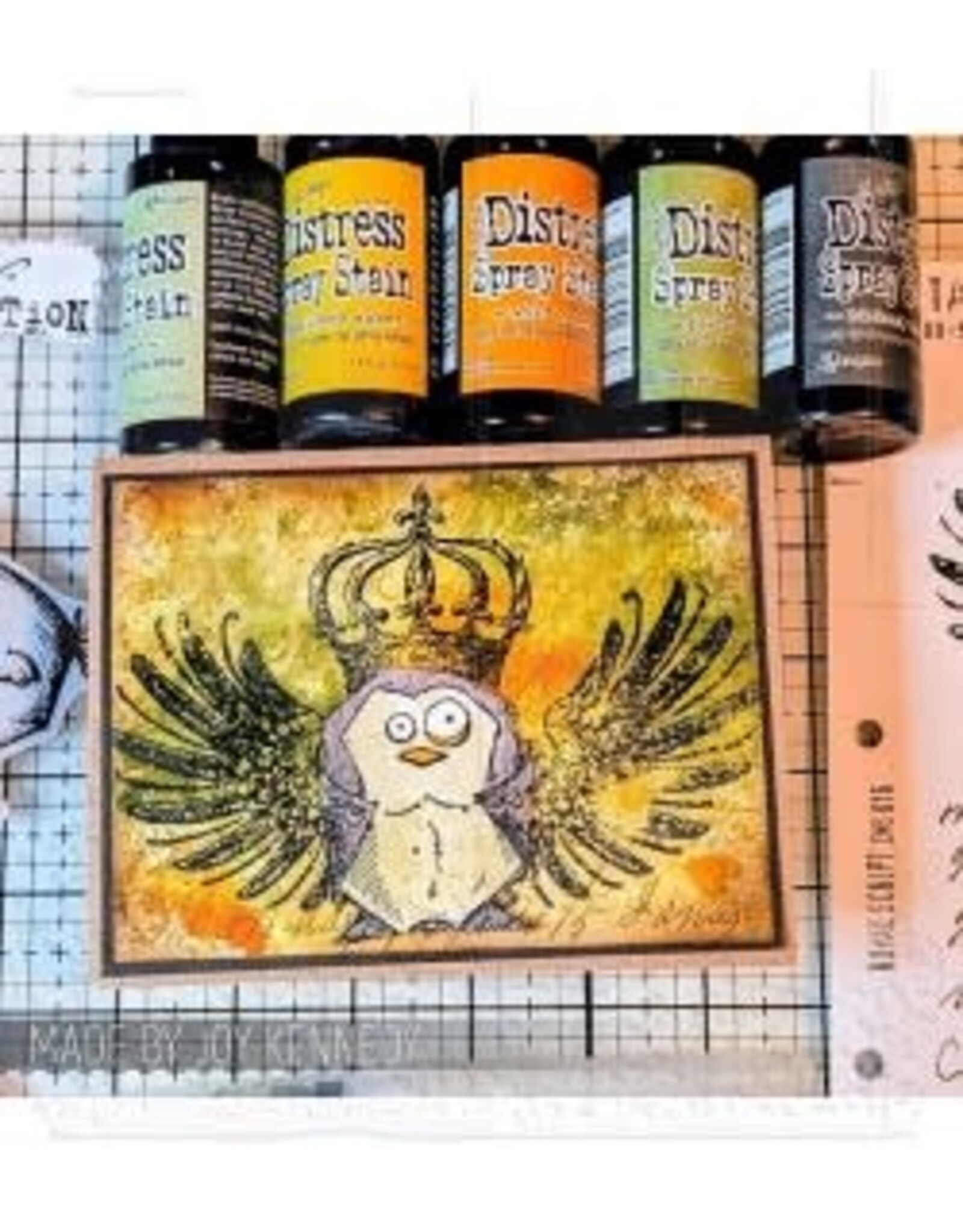 STAMPERS ANONYMOUS STAMPERS ANONYMOUS TIM HOLTZ BIRD CRAZY CLING STAMP SET