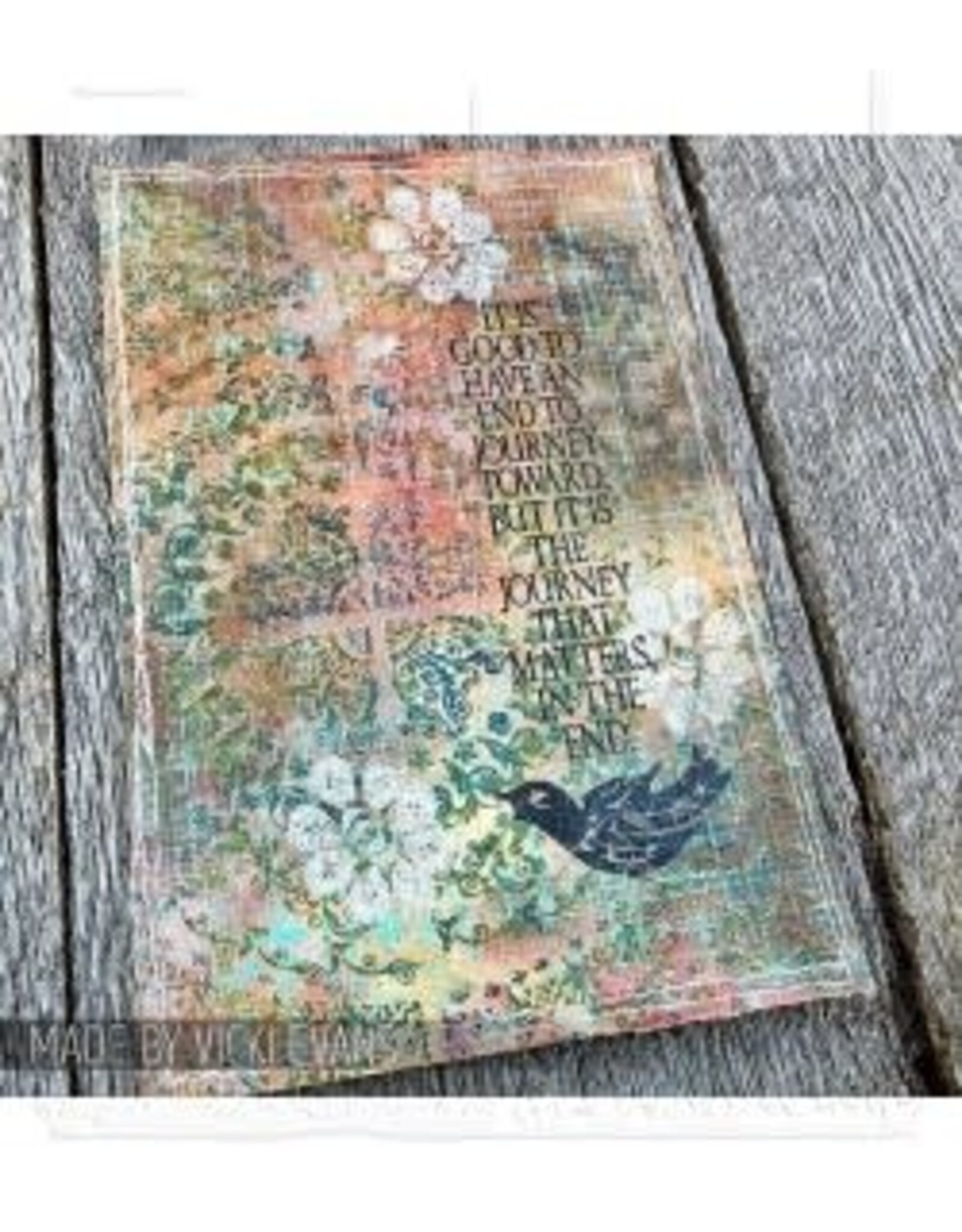 STAMPERS ANONYMOUS STAMPERS ANONYMOUS TIM HOLTZ MESH & LINEN CLING STAMP SET