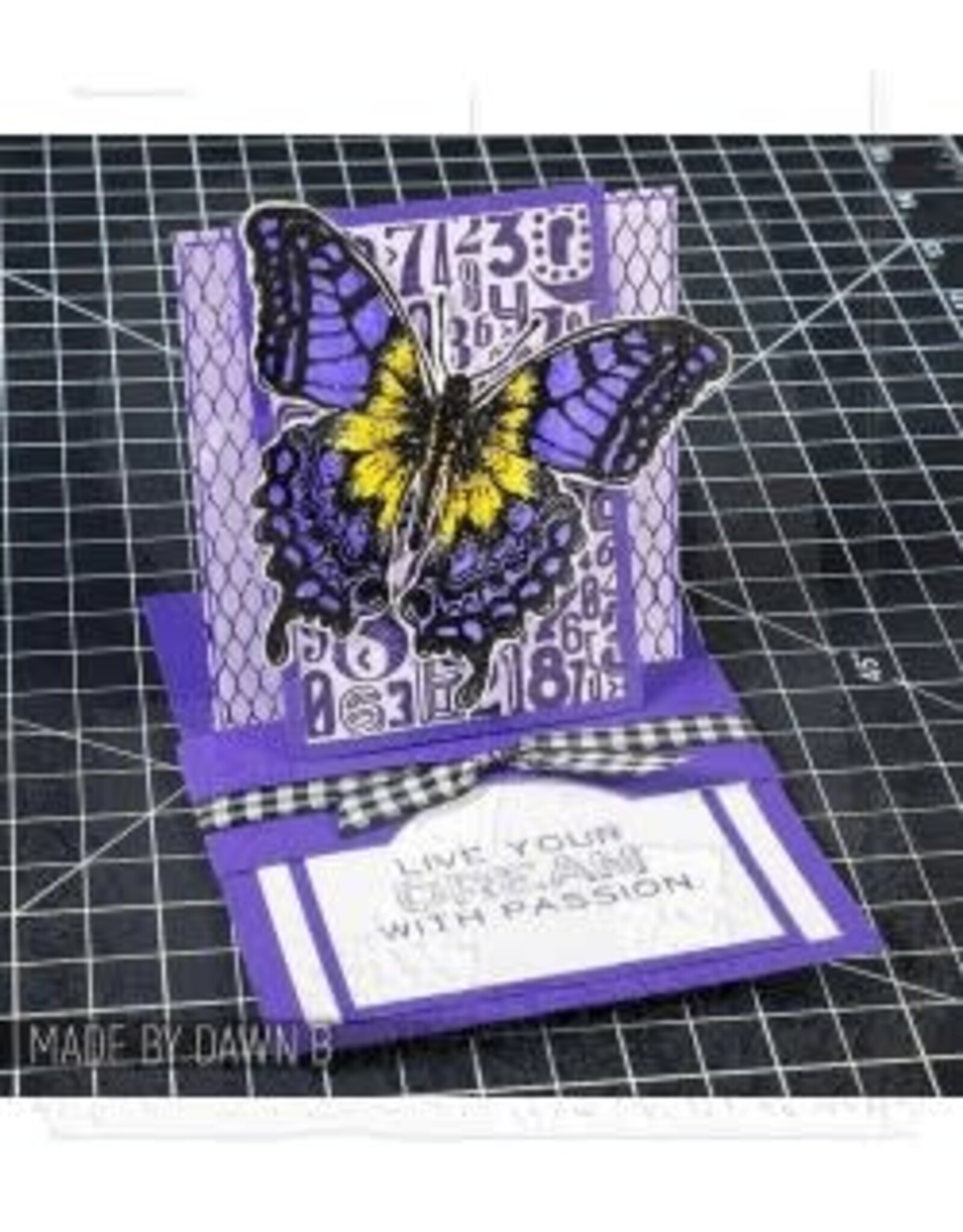 STAMPERS ANONYMOUS STAMPERS ANONYMOUS TIM HOLTZ MESH & LINEN CLING STAMP SET