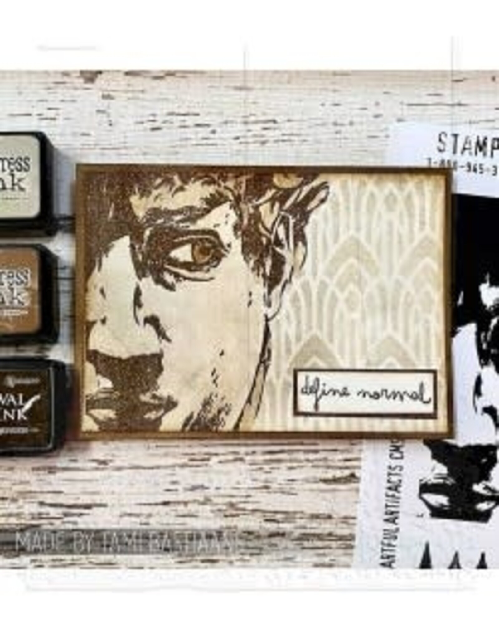 STAMPERS ANONYMOUS STAMPERS ANONYMOUS TIM HOLTZ CRAZY TALK CLING STAMP SET