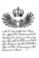 STAMPERS ANONYMOUS STAMPERS ANONYMOUS TIM HOLTZ ROYAL SCRIPT CLING STAMP SET