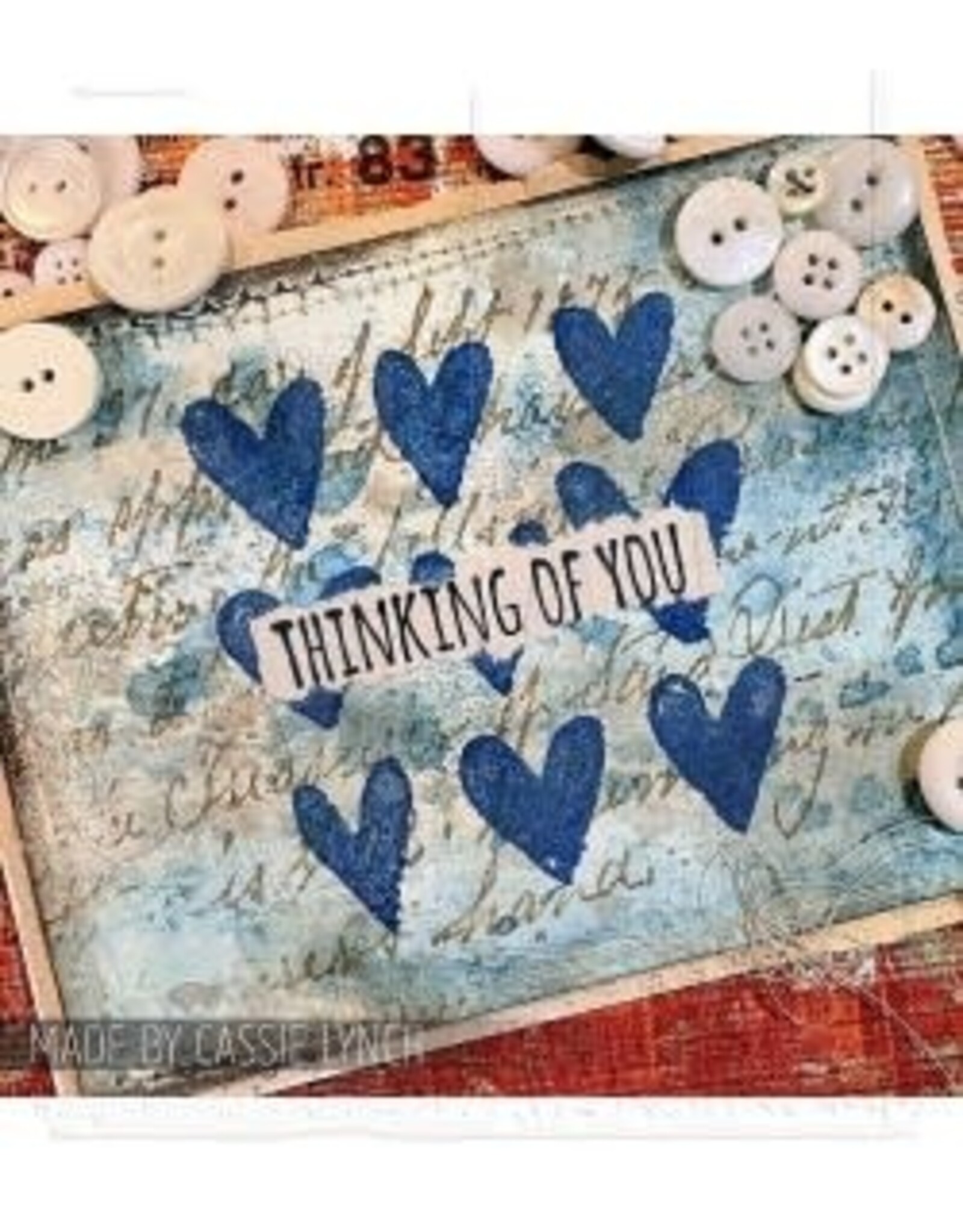 STAMPERS ANONYMOUS STAMPERS ANONYMOUS TIM HOLTZ ROYAL SCRIPT CLING STAMP SET