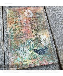 STAMPERS ANONYMOUS STAMPERS ANONYMOUS TIM HOLTZ FLORAL TATTOO CLING STAMP SET