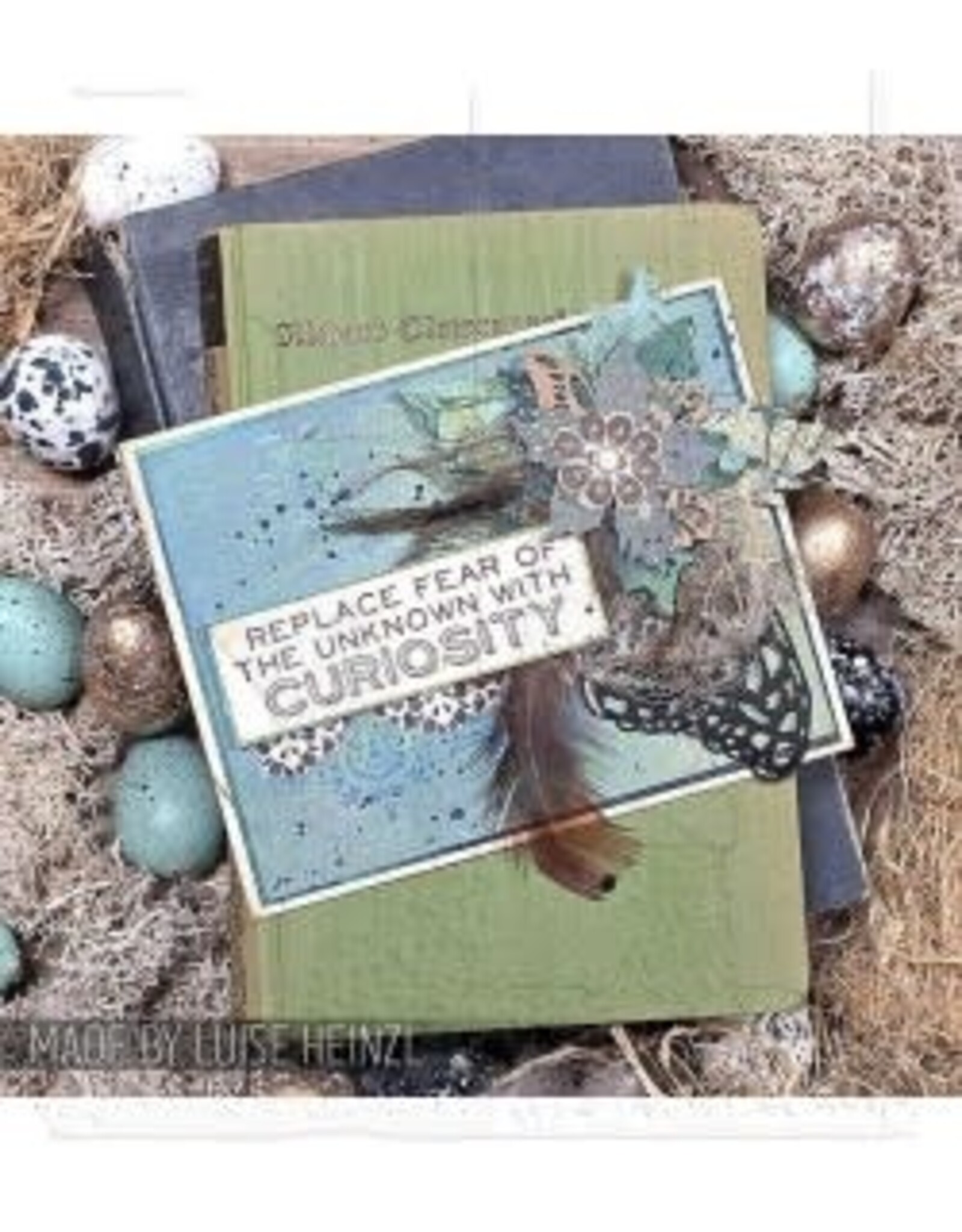 STAMPERS ANONYMOUS STAMPERS ANONYMOUS TIM HOLTZ FLORAL TATTOO CLING STAMP SET