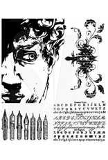 STAMPERS ANONYMOUS STAMPERS ANONYMOUS TIM HOLTZ ARTFUL ARTIFACTS CLING STAMP SET