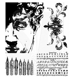 STAMPERS ANONYMOUS STAMPERS ANONYMOUS TIM HOLTZ ARTFUL ARTIFACTS CLING STAMP SET