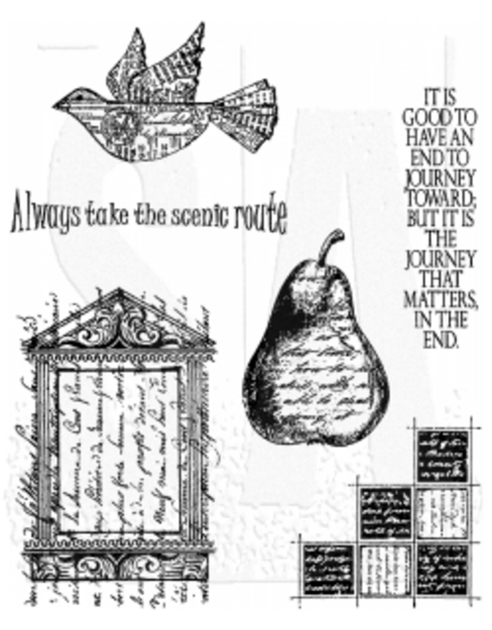 STAMPERS ANONYMOUS STAMPERS ANONYMOUS CLASSICS #16 CLING STAMP SET