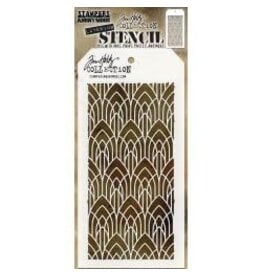 STAMPERS ANONYMOUS STAMPERS ANONYMOUS TIM HOLTZ DECO ARCH LAYERED STENCIL