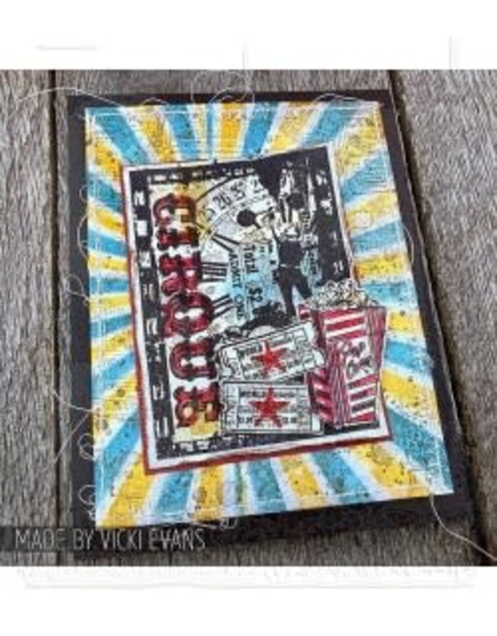 STAMPERS ANONYMOUS STAMPERS ANONYMOUS TIM HOLTZ TICKET CLING STAMP