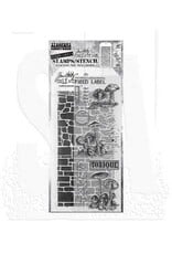 STAMPERS ANONYMOUS STAMPERS ANONYMOUS TIM HOLTZ TINY TOADSTOOLS MIXED MEDIA CLEAR STAMP SET & STENCIL
