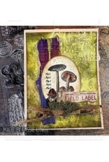 STAMPERS ANONYMOUS STAMPERS ANONYMOUS TIM HOLTZ TINY TOADSTOOLS MIXED MEDIA CLEAR STAMP SET & STENCIL