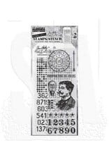STAMPERS ANONYMOUS STAMPERS ANONYMOUS TIM HOLTZ NOBLE GENT MIXED MEDIA CLEAR STAMP SET & STENCIL