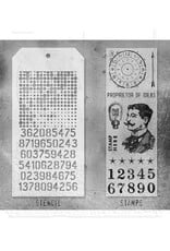 STAMPERS ANONYMOUS STAMPERS ANONYMOUS TIM HOLTZ NOBLE GENT MIXED MEDIA CLEAR STAMP SET & STENCIL