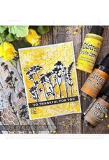 STAMPERS ANONYMOUS STAMPERS ANONYMOUS TIM HOLTZ WILDFLOWER SILHOUETTES MIXED MEDIA CLEAR STAMP SET & STENCIL