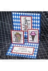 STAMPERS ANONYMOUS STAMPERS ANONYMOUS TIM HOLTZ TREATS BLUEPRINTS STRIP 3x10 CLING STAMP SET