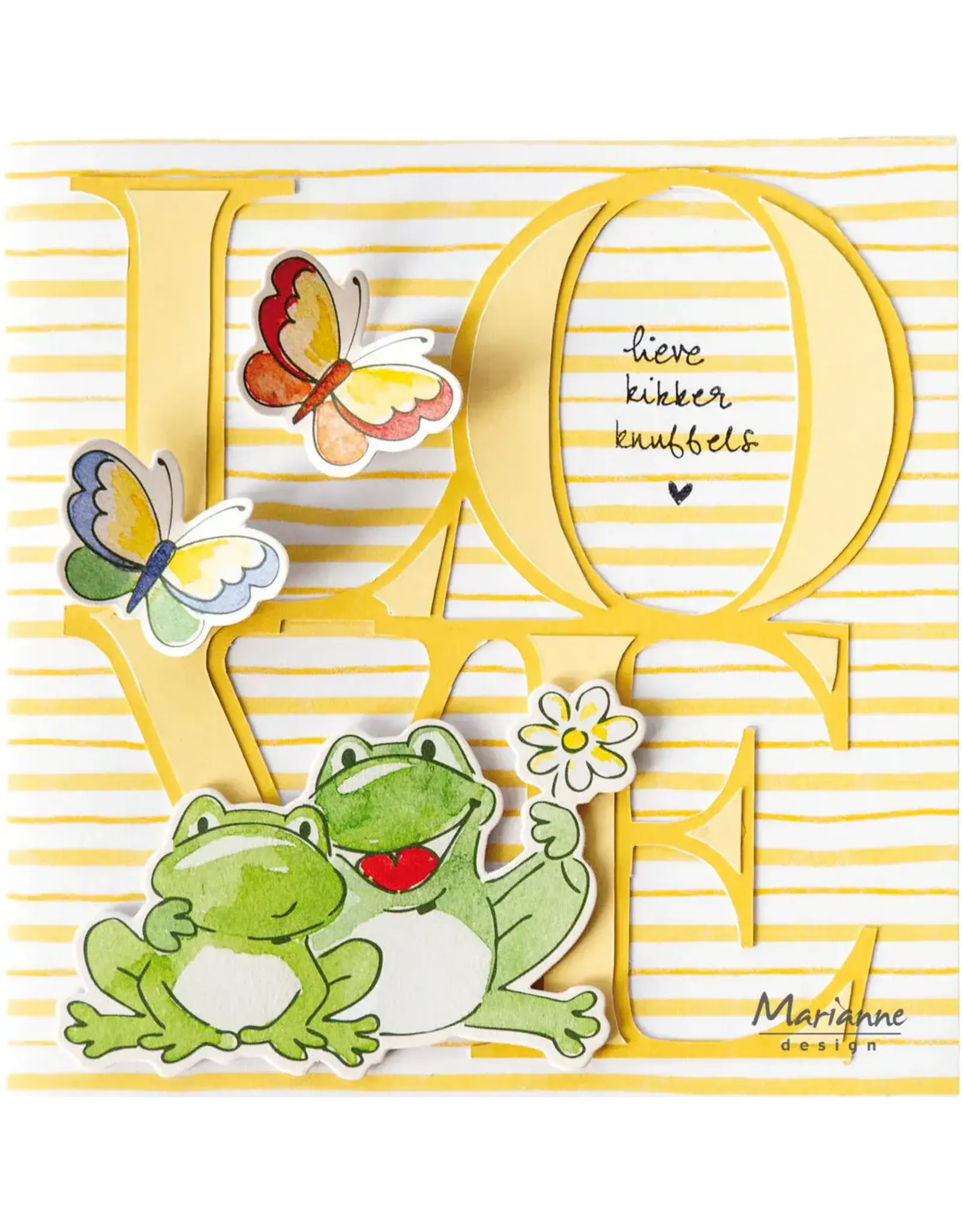 MARIANNE DESIGNS MARIANNE DESIGN ELINE'S FROGS DIE-CUTS