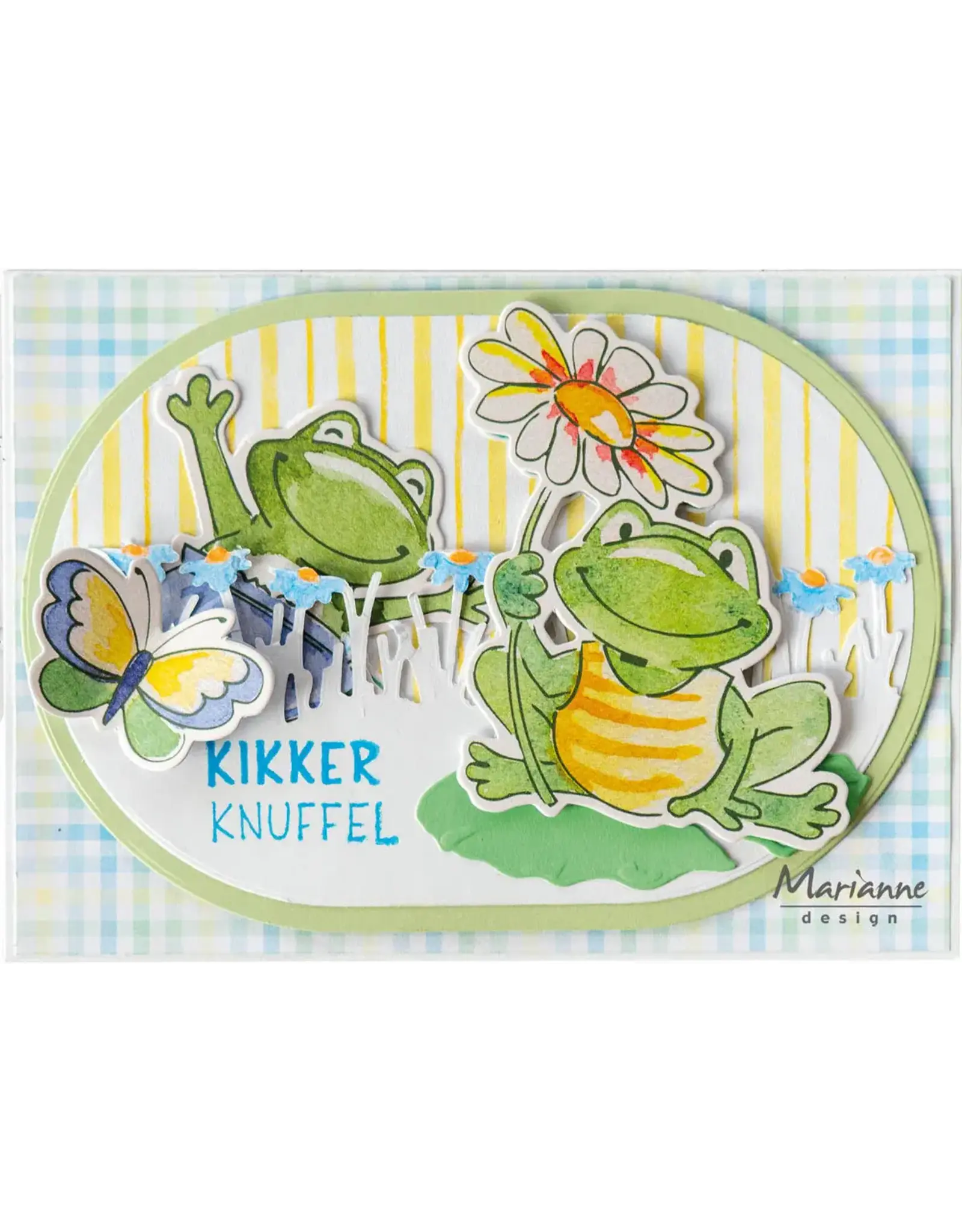 MARIANNE DESIGNS MARIANNE DESIGN ELINE'S FROGS DIE-CUTS