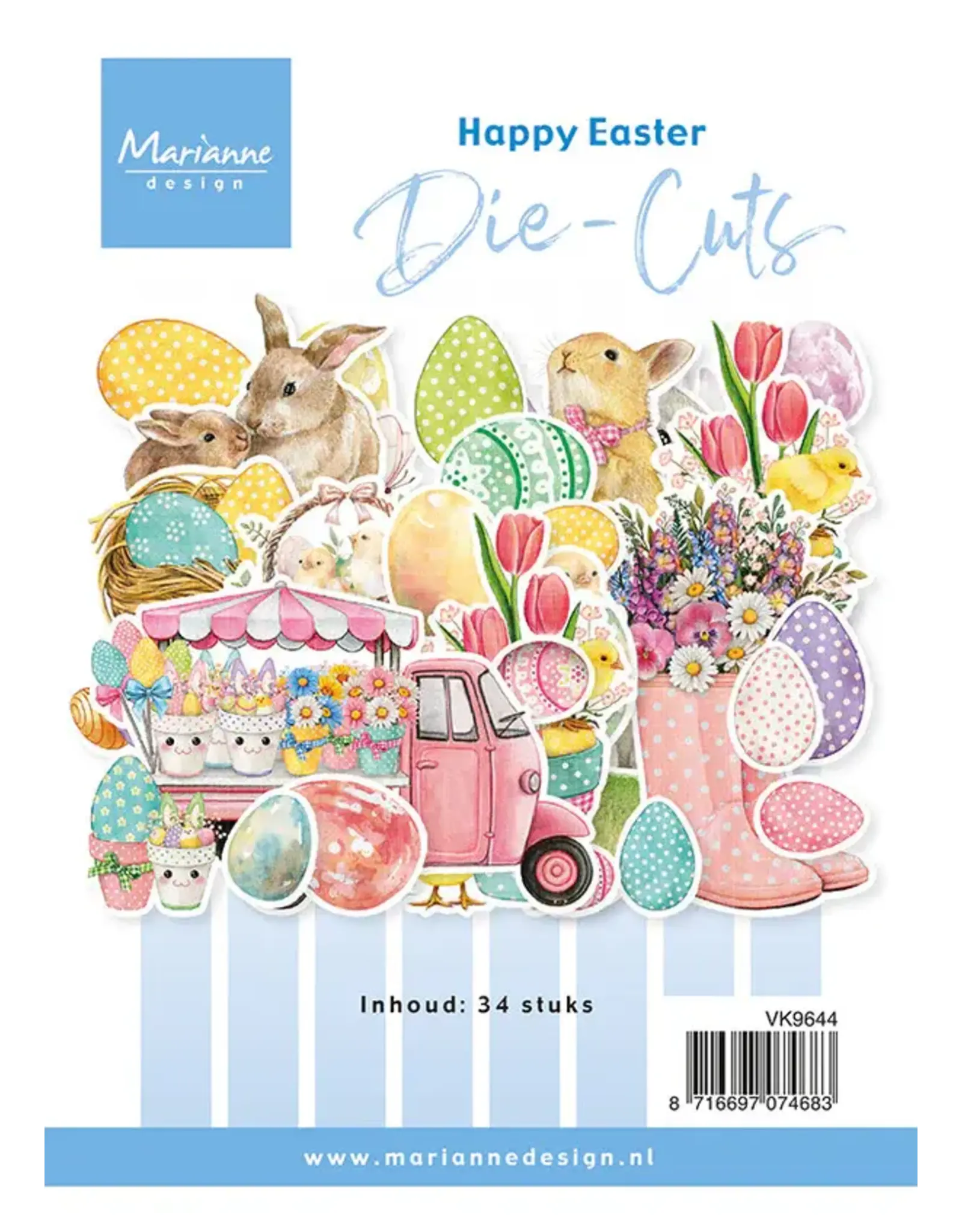 MARIANNE DESIGNS MARIANNE DESIGN HAPPY EASTER DIE-CUTS
