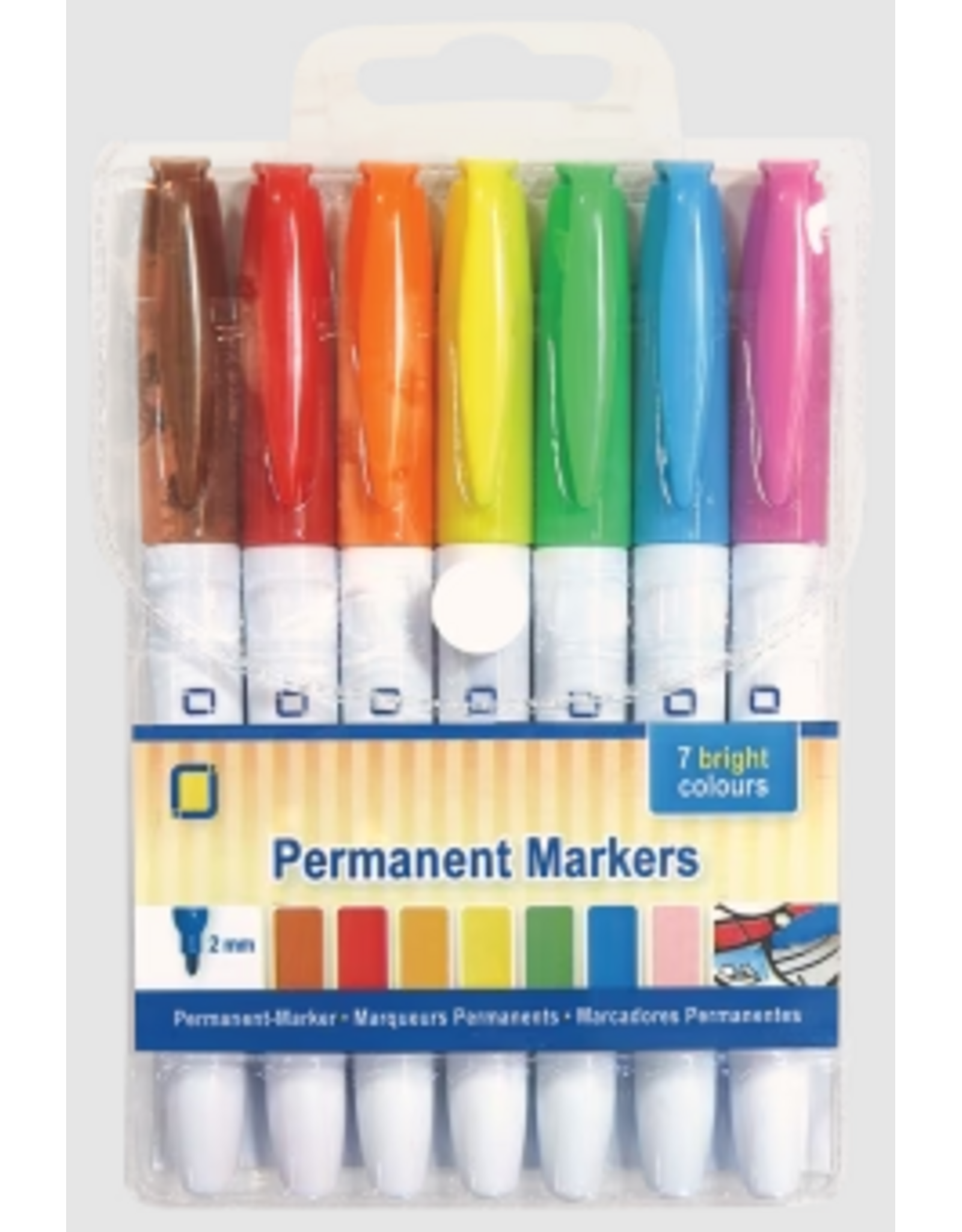 JEJE PRODUKT JEJE PRODUKT PERMANENT MARKERS 7/PK