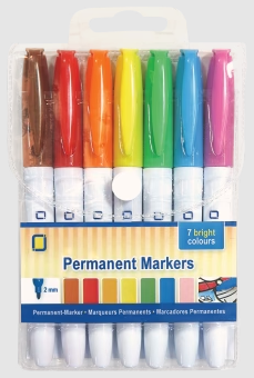 JEJE PRODUKT PERMANENT MARKERS 7/PK