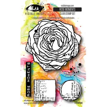 VISIBLE IMAGE VISIBLE IMAGE ROSE MOMENTS CLEAR STAMP SET