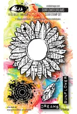 VISIBLE IMAGE VISIBLE IMAGE SUNFLOWER DREAMS CLEAR STAMP SET
