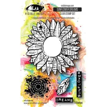 VISIBLE IMAGE SUNFLOWER DREAMS CLEAR STAMP SET