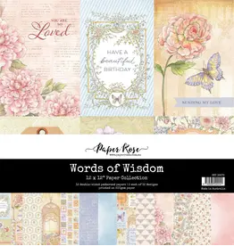 PAPER ROSE PAPER ROSE WORDS OF WISDOM 12x12 PAPER COLLECTION