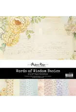PAPER ROSE PAPER ROSE WORDS OF WISDOM BASICS 12x12 PAPER COLLECTION