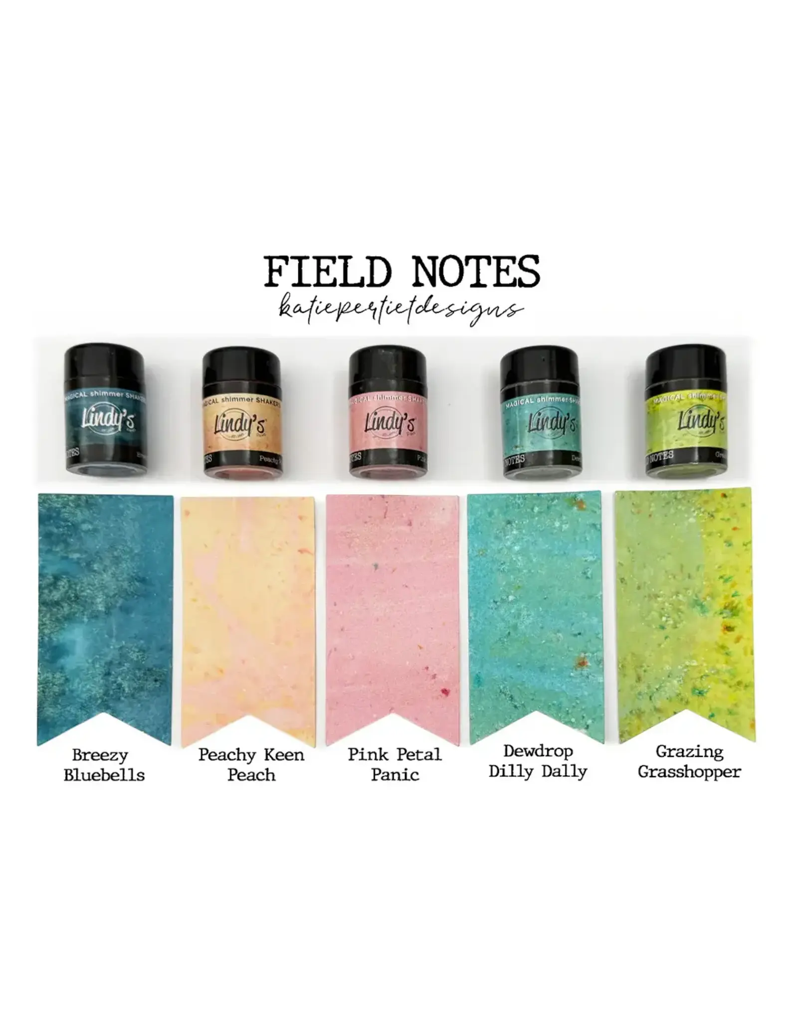 LINDY’S STAMP GANG LINDY'S STAMP GANG KATIE PERTIET'S FIELD NOTES SHIMMER SHAKER SET