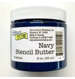 CRAFTERS WORKSHOP THE CRAFTER'S WORKSHOP NAVY STENCIL BUTTER 2oz
