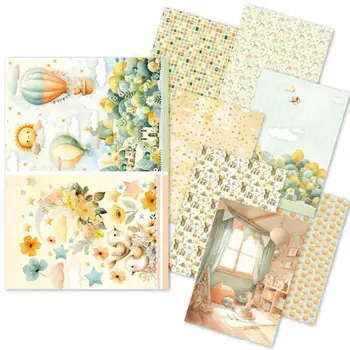 CIAO BELLA CIAO BELLA LUNIBLOOM MIXED A5 RICE PAPER 8/PK
