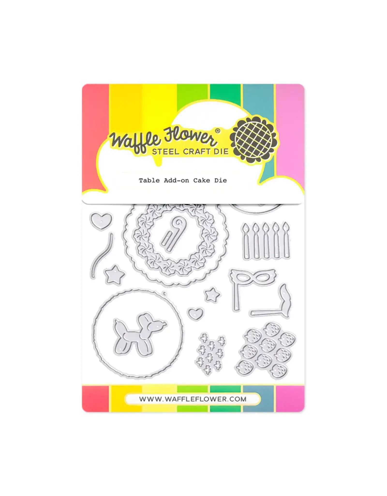 WAFFLE FLOWER WAFFLE FLOWER TABLE ADD-ON CAKE DIE SET