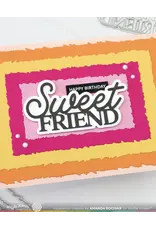 WAFFLE FLOWER WAFFLE FLOWER SWEET FRIEND WORD DIE SET