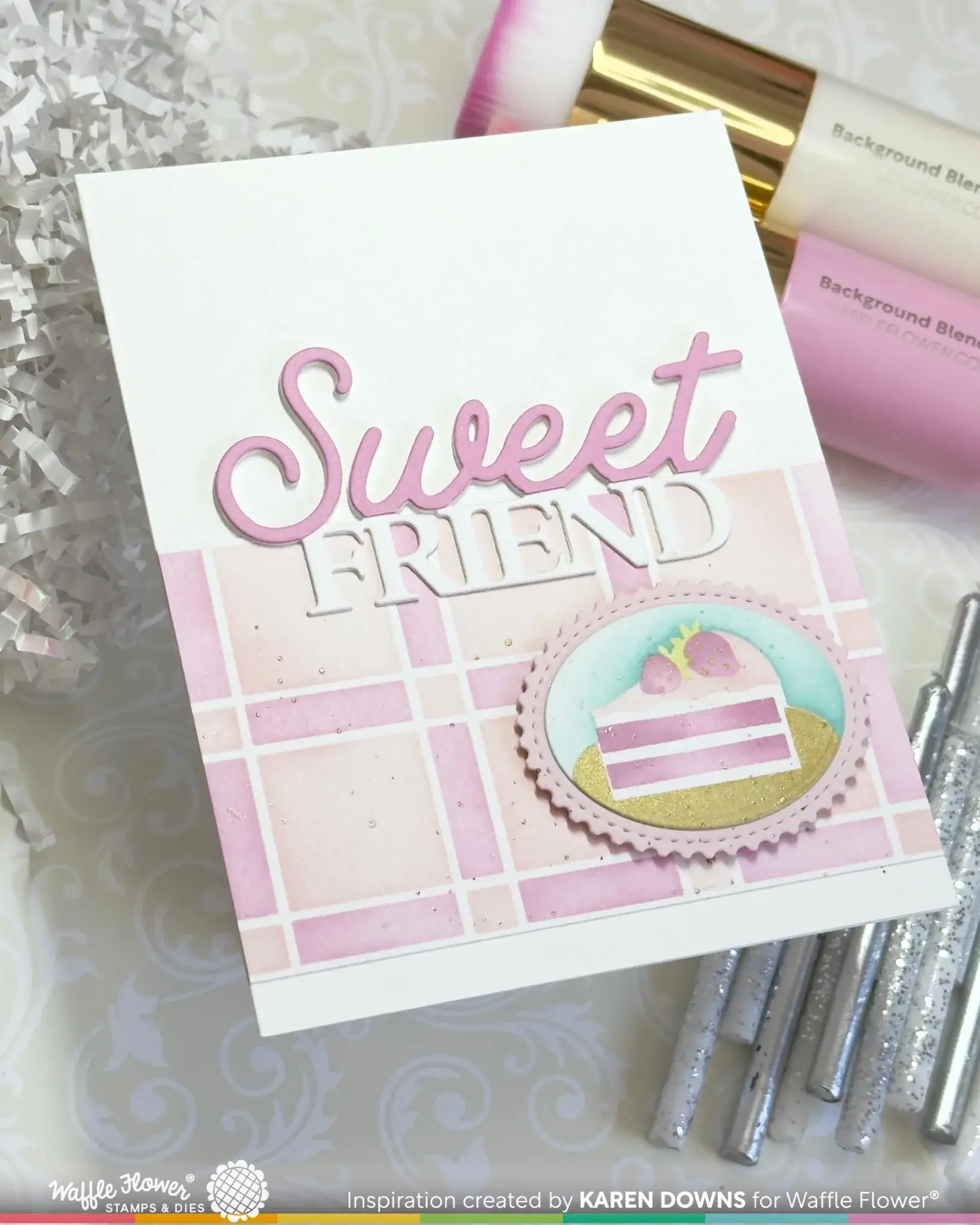 WAFFLE FLOWER WAFFLE FLOWER SWEET FRIEND WORD DIE SET