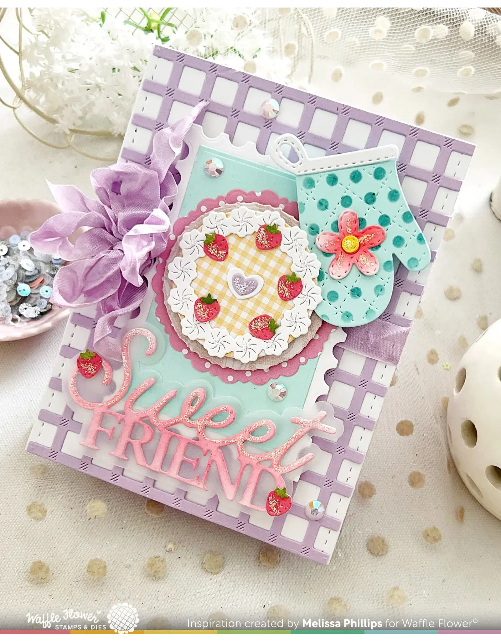 WAFFLE FLOWER WAFFLE FLOWER TABLE ADD-ON CAKE DIE SET