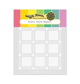 WAFFLE FLOWER WAFFLE FLOWER PICNIC PLAID STENCIL SET