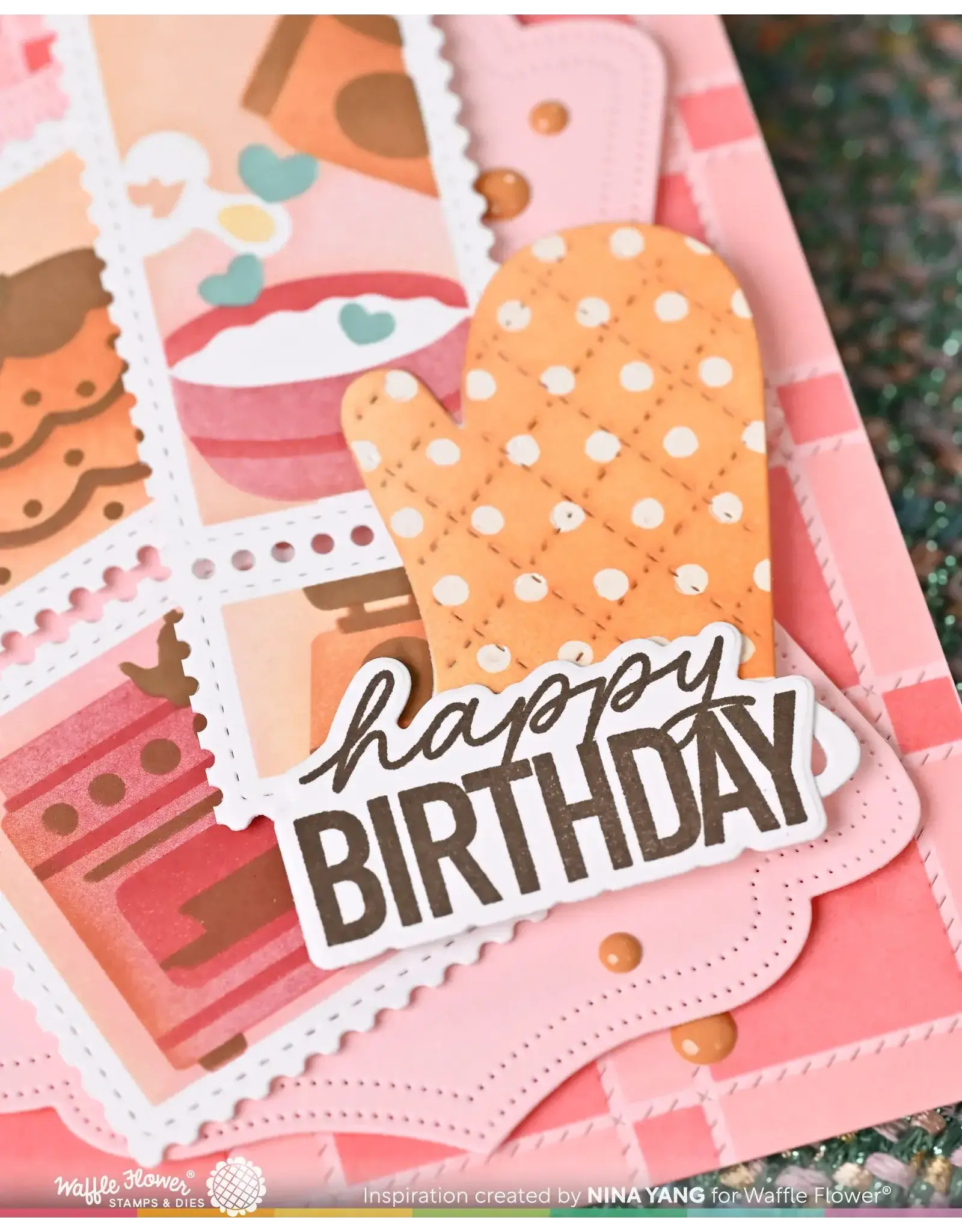 WAFFLE FLOWER WAFFLE FLOWER PICNIC PLAID STENCIL SET