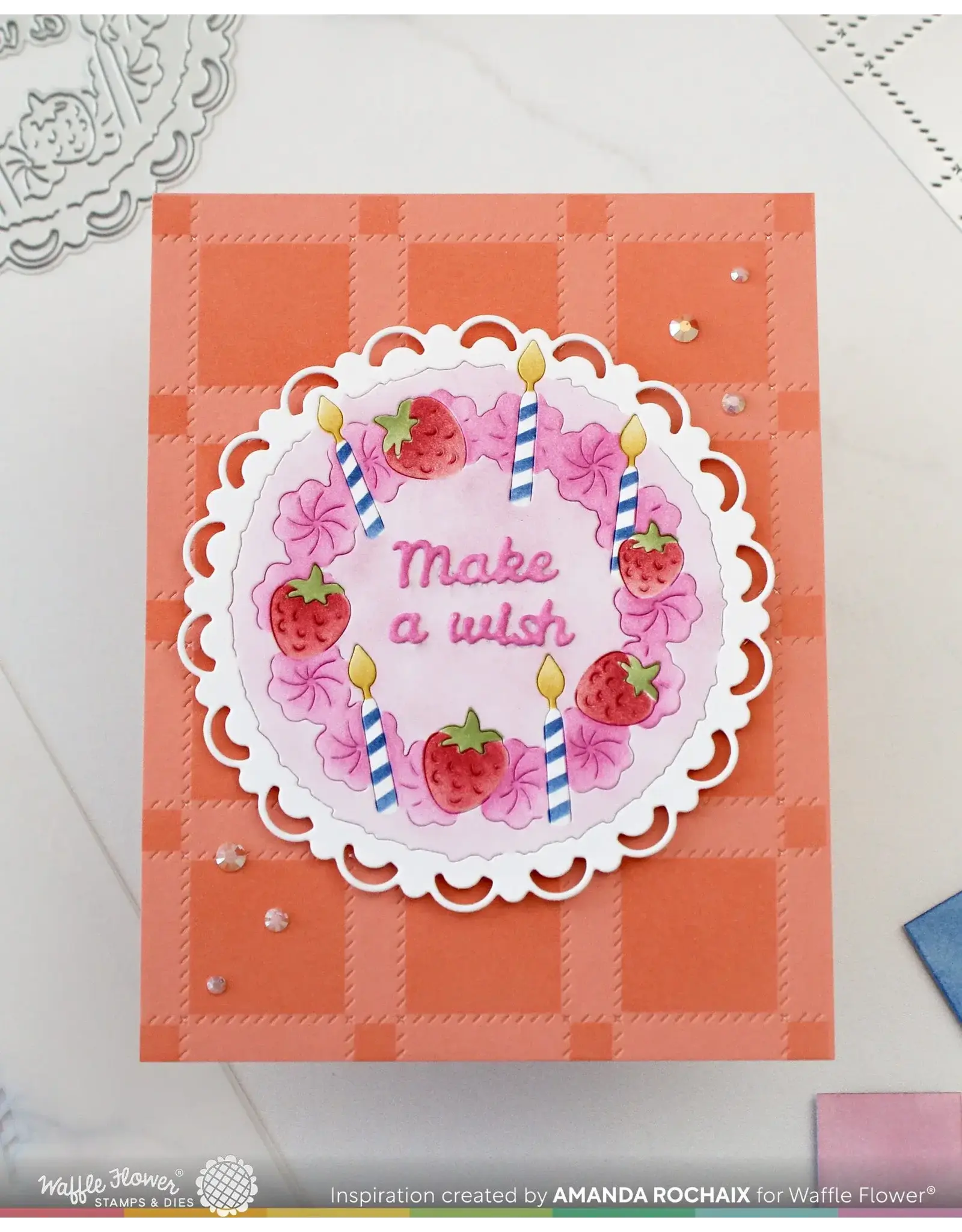 WAFFLE FLOWER WAFFLE FLOWER PICNIC PLAID STENCIL SET