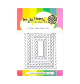 WAFFLE FLOWER WAFFLE FLOWER NESTING POSTAGE LAYERS DIE SET