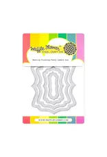 WAFFLE FLOWER WAFFLE FLOWER NESTING PIERCING FANCY LABELS DIE SET