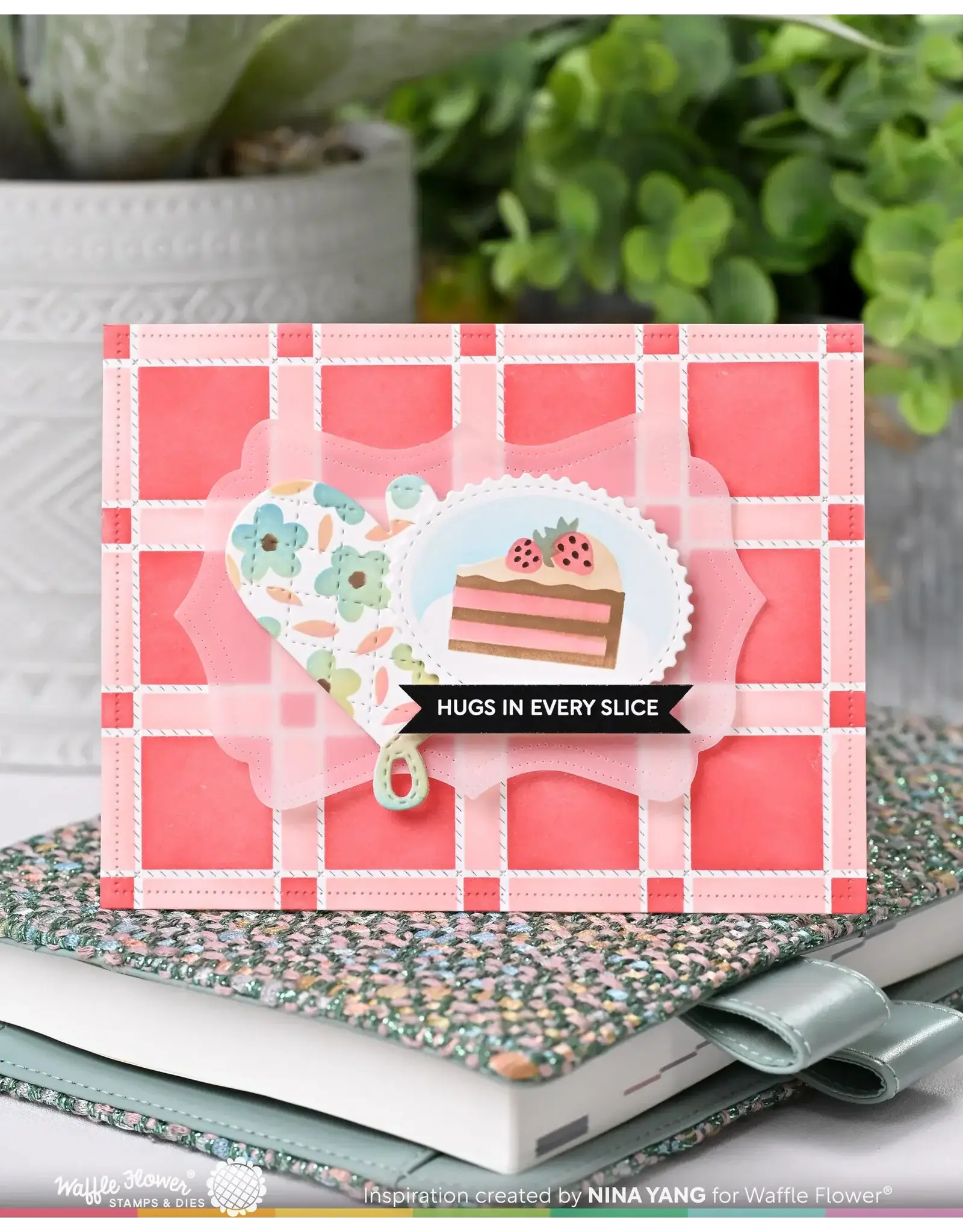 WAFFLE FLOWER WAFFLE FLOWER NESTING PIERCING FANCY LABELS DIE SET