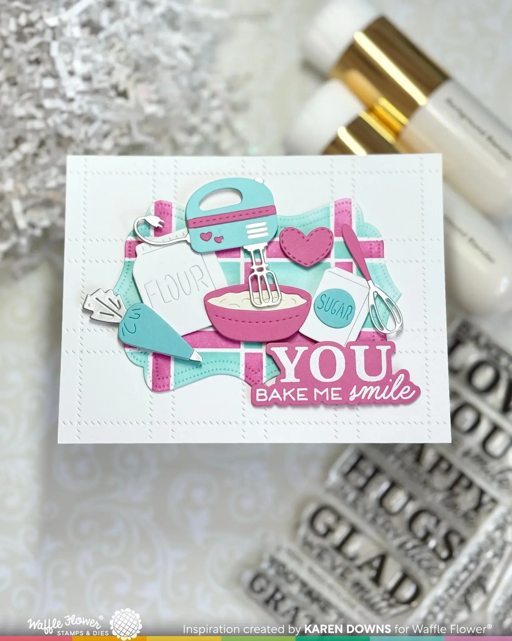 WAFFLE FLOWER WAFFLE FLOWER NESTING PIERCING FANCY LABELS DIE SET