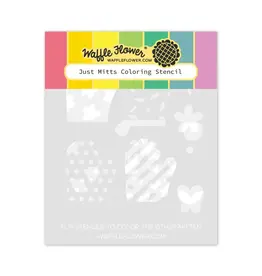 WAFFLE FLOWER WAFFLE FLOWER JUST MITTS COLORING STENCIL SET