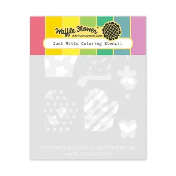WAFFLE FLOWER WAFFLE FLOWER JUST MITTS COLORING STENCIL SET