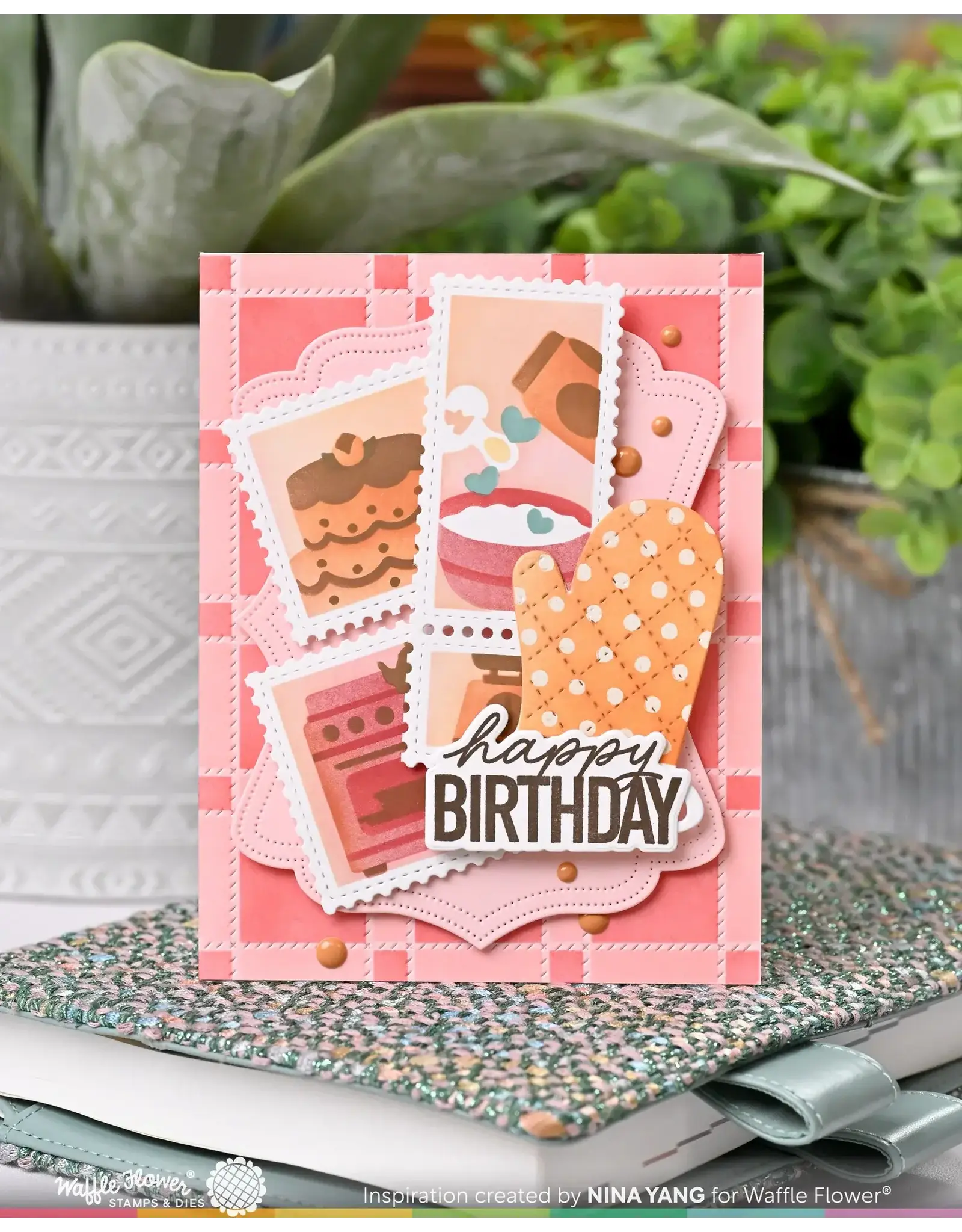 WAFFLE FLOWER WAFFLE FLOWER JUST MITTS COLORING STENCIL SET