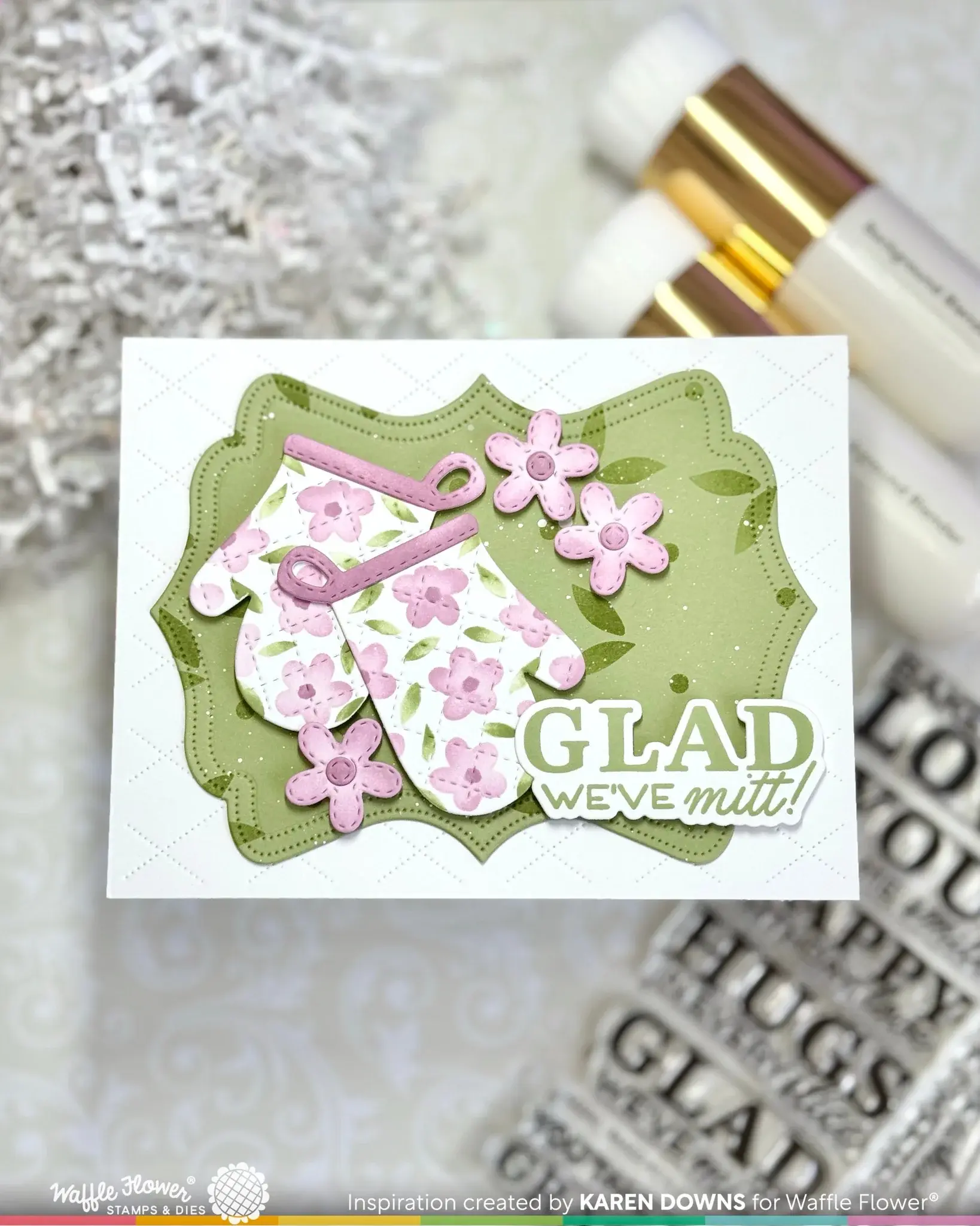 WAFFLE FLOWER WAFFLE FLOWER JUST MITTS COLORING STENCIL SET
