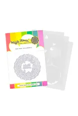 WAFFLE FLOWER WAFFLE FLOWER CAKE FOCAL DIE-N-STENCIL